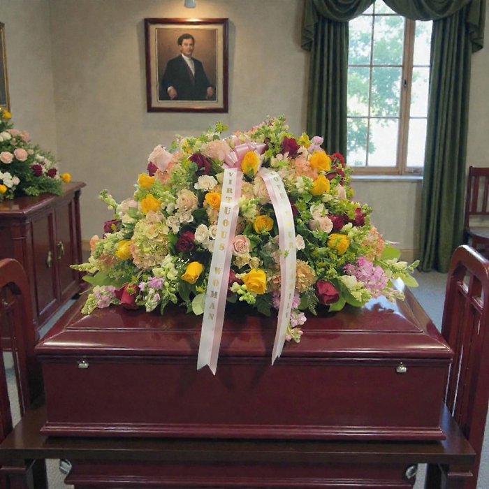 Mother\'s Rose Garden Casket Flowers