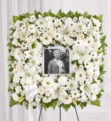 Sentimental Solace Wreath&trade; - All White