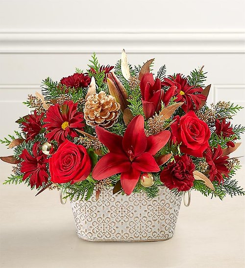 Crimson Treasure&trade; Cachepot