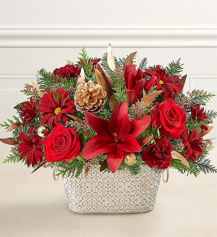 Crimson Treasure&trade; Cachepot