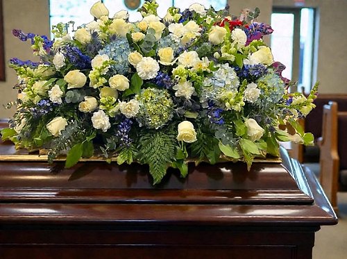 Pure Heart Casket Spray