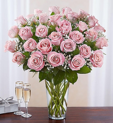 Ultimate Elegance &trade; Premium Long Stem Pink Roses