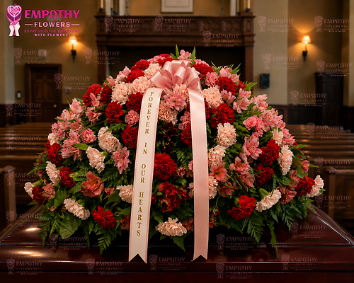 Love & Remembrance Casket Spray