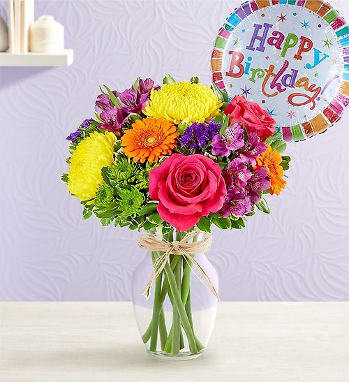 Fields of Europe&reg; Celebration with Birthday Balloon
