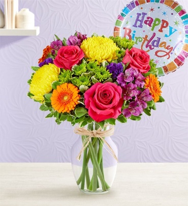 Fields of Europe&reg; Celebration with Birthday Balloon
