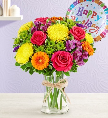Fields of Europe&reg; Celebration with Birthday Balloon