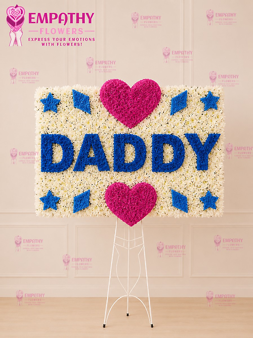 Daddy Custom Funeral Flower Board
