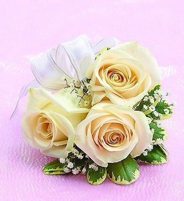 White Rose Corsage