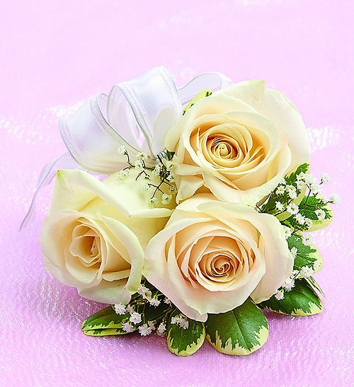 White Rose Corsage