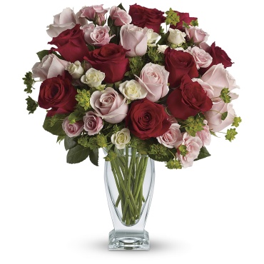 Cupid&#039;s Creation with Red Roses