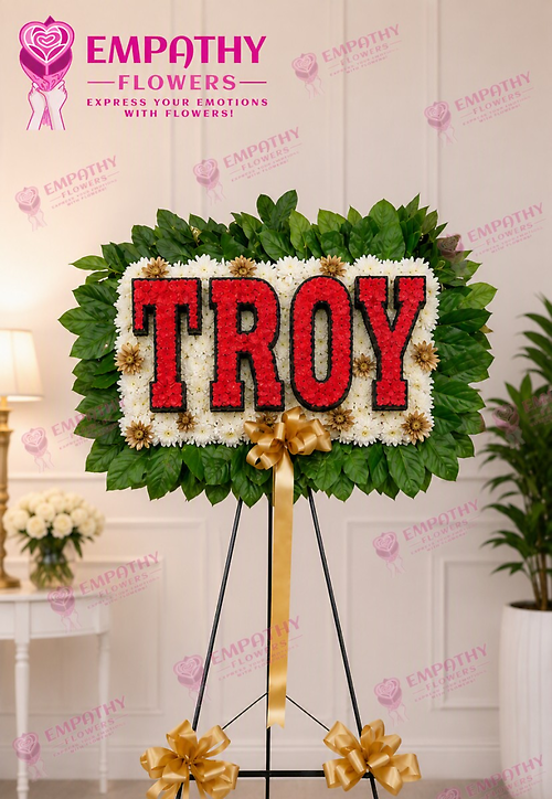 Custom Floral Letter Tribute (2 to 4 Letters)