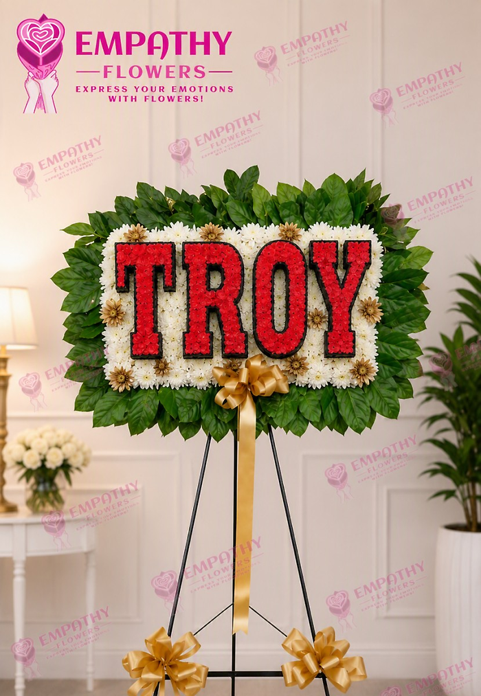 Custom Floral Letter Tribute (2 to 4 Letters)