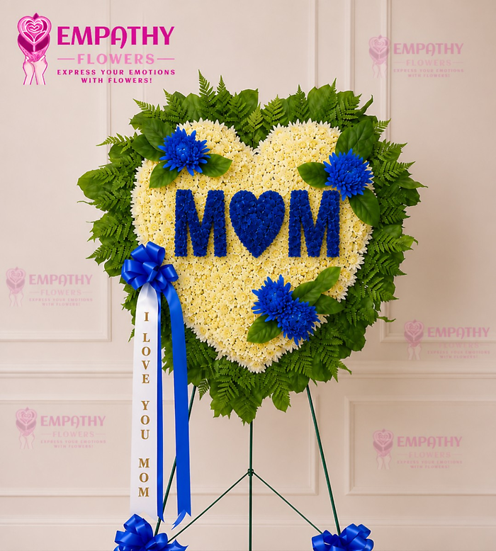 I Love You Mom Heart Spray