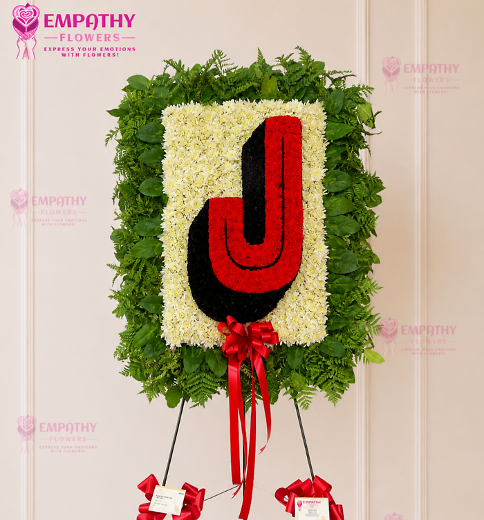 Custom Letter Funeral Flower Board