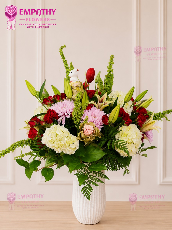 Peaceful Love Vase Arrangement