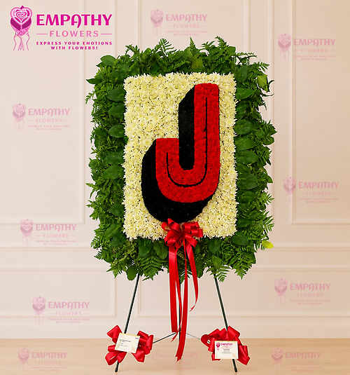 Custom Letter Funeral Flower Board